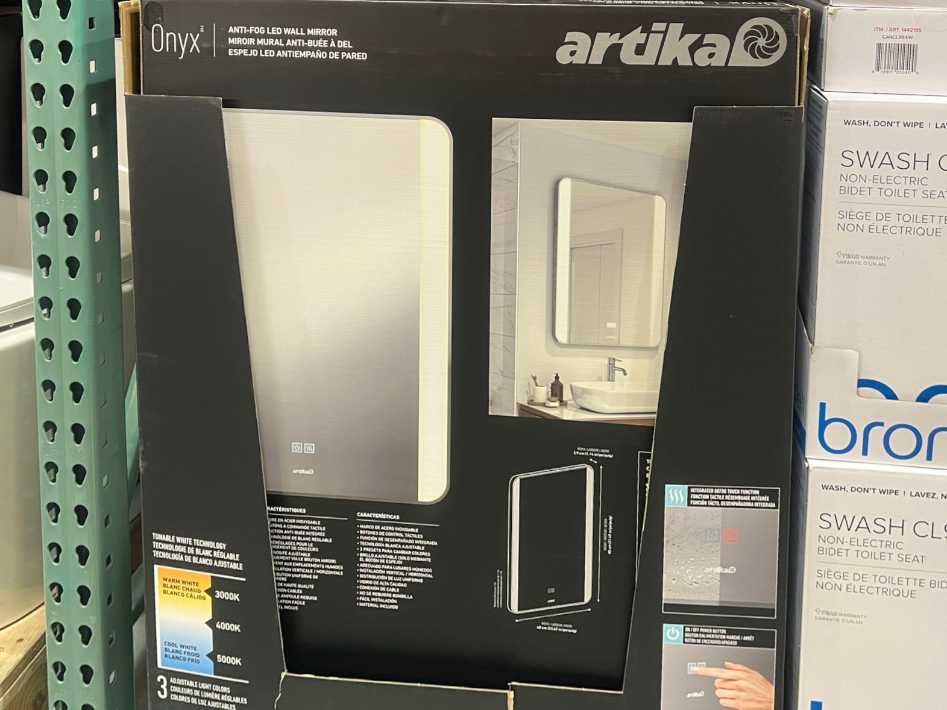 ARTIKA ONYX LED MIRROR  ITM 1730655 at Costco