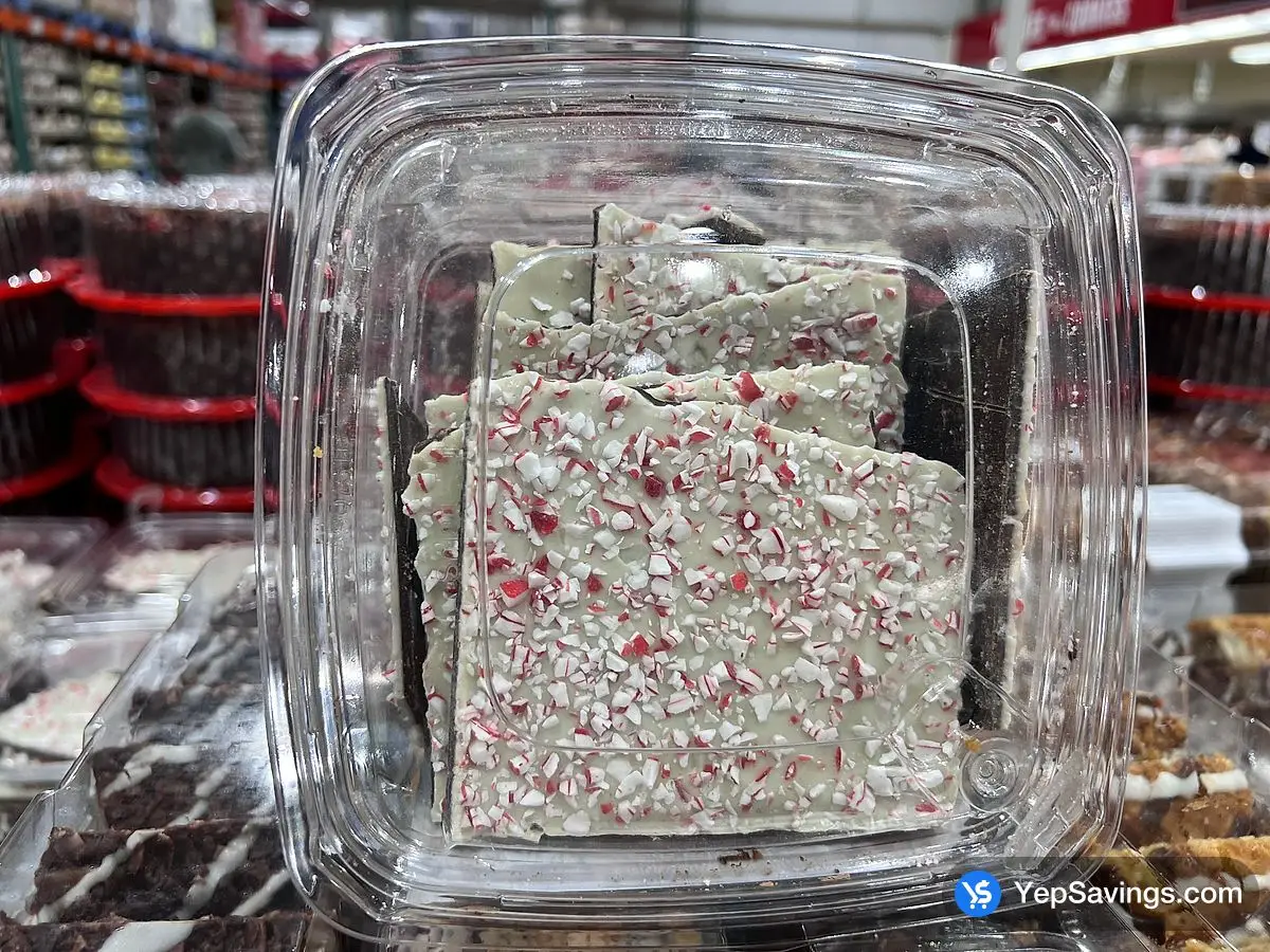 Costco BELGIAN CHOCOLATE PEPPERMINT BARK 624 g - Canada (ITM 1593553)