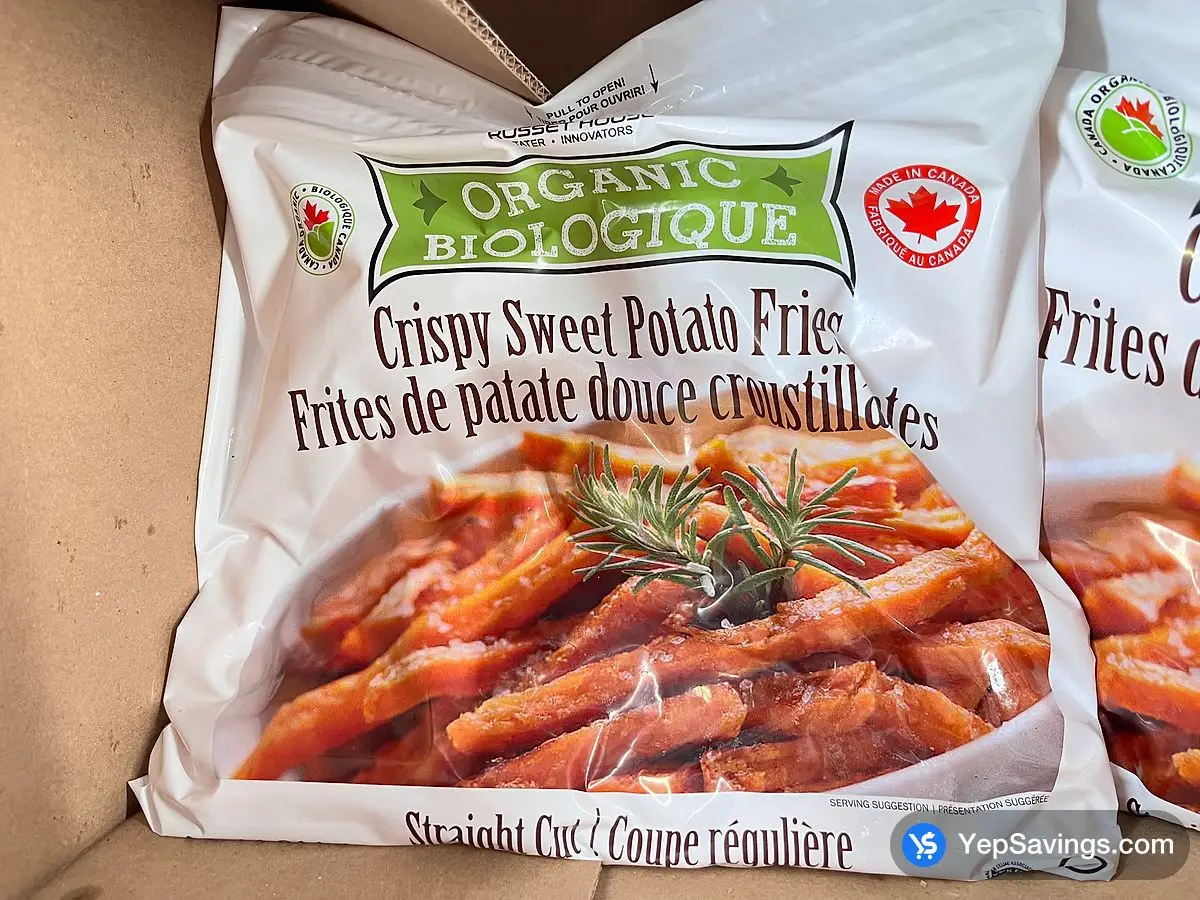 Costco RUSSET HOUSE SWEET POTATO FRIES 1.81 kg - Canada (ITM 385845)