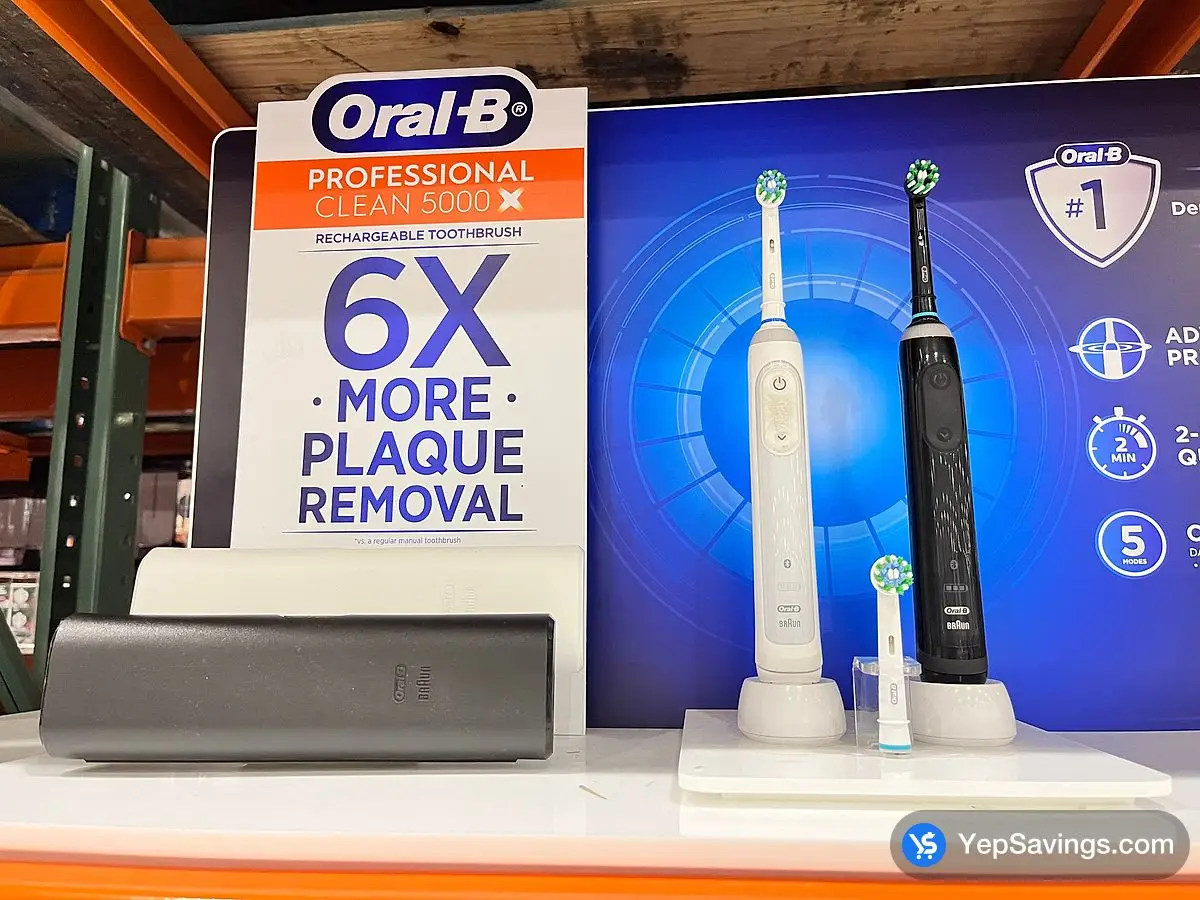 Costco ORAL-B PRO CLEAN 5000 DUAL HANDLES - Canada (ITM 1677483)