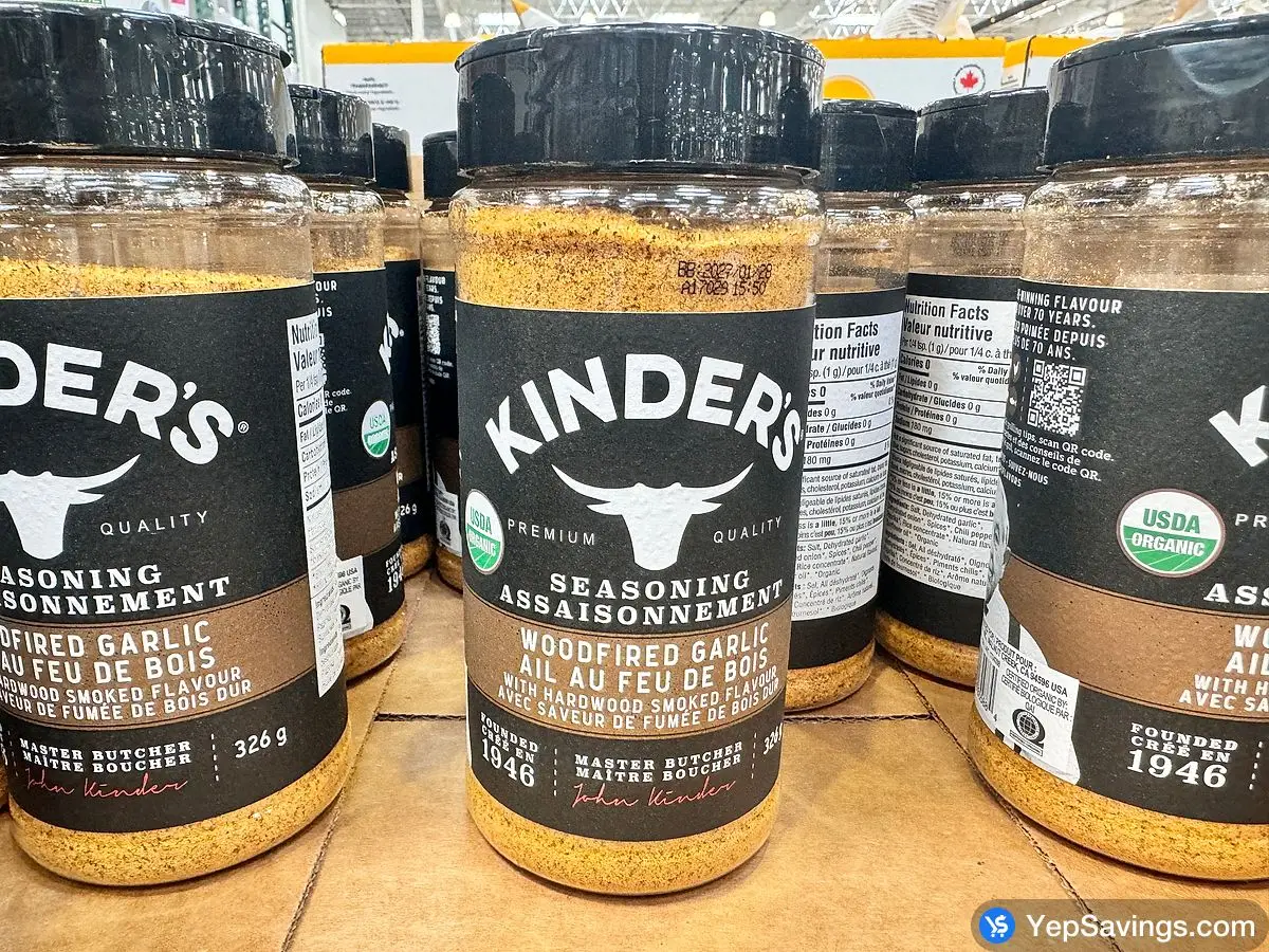 KINDER'S WOODFIRE GARLIC 326g ITM 1734288 at Costco