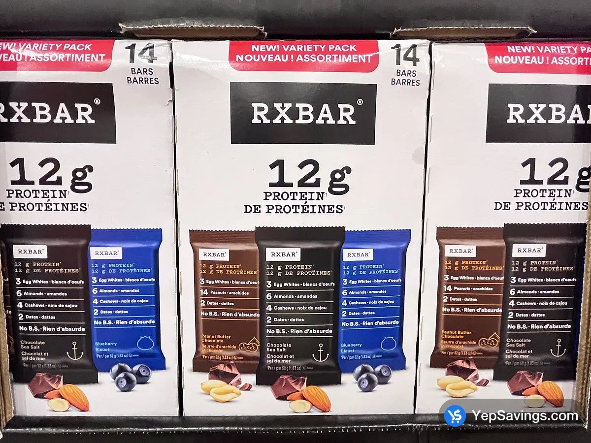 RXBAR PROTEIN BAR VARIETY 14 x 52 g ITM 5302575 at Costco