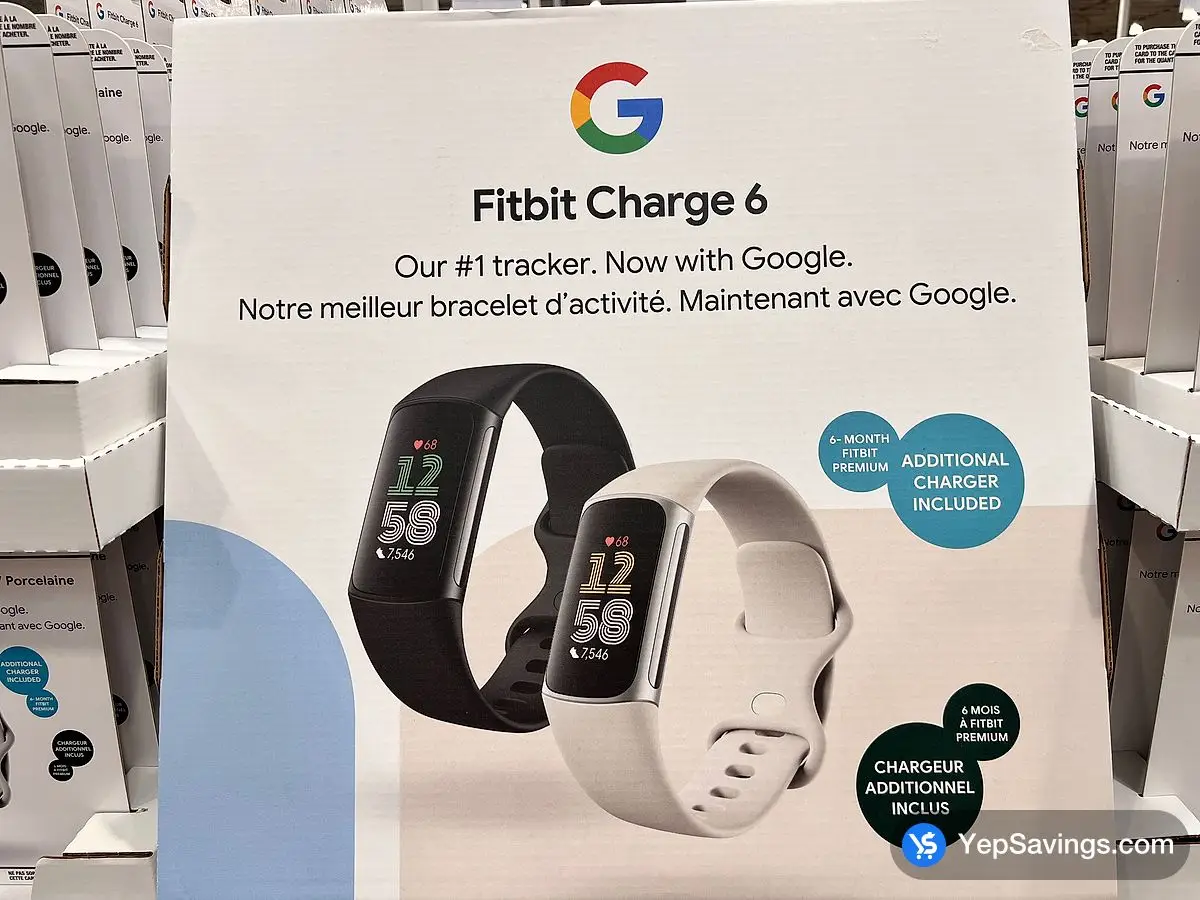 Costco FITBIT CHARGE 6 BLACK - Canada (ITM 1856930)