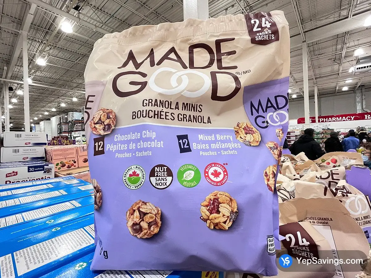 Costco MADE GOOD GRANOLA MINIS 24 x 24 g - Canada (ITM 2154720)
