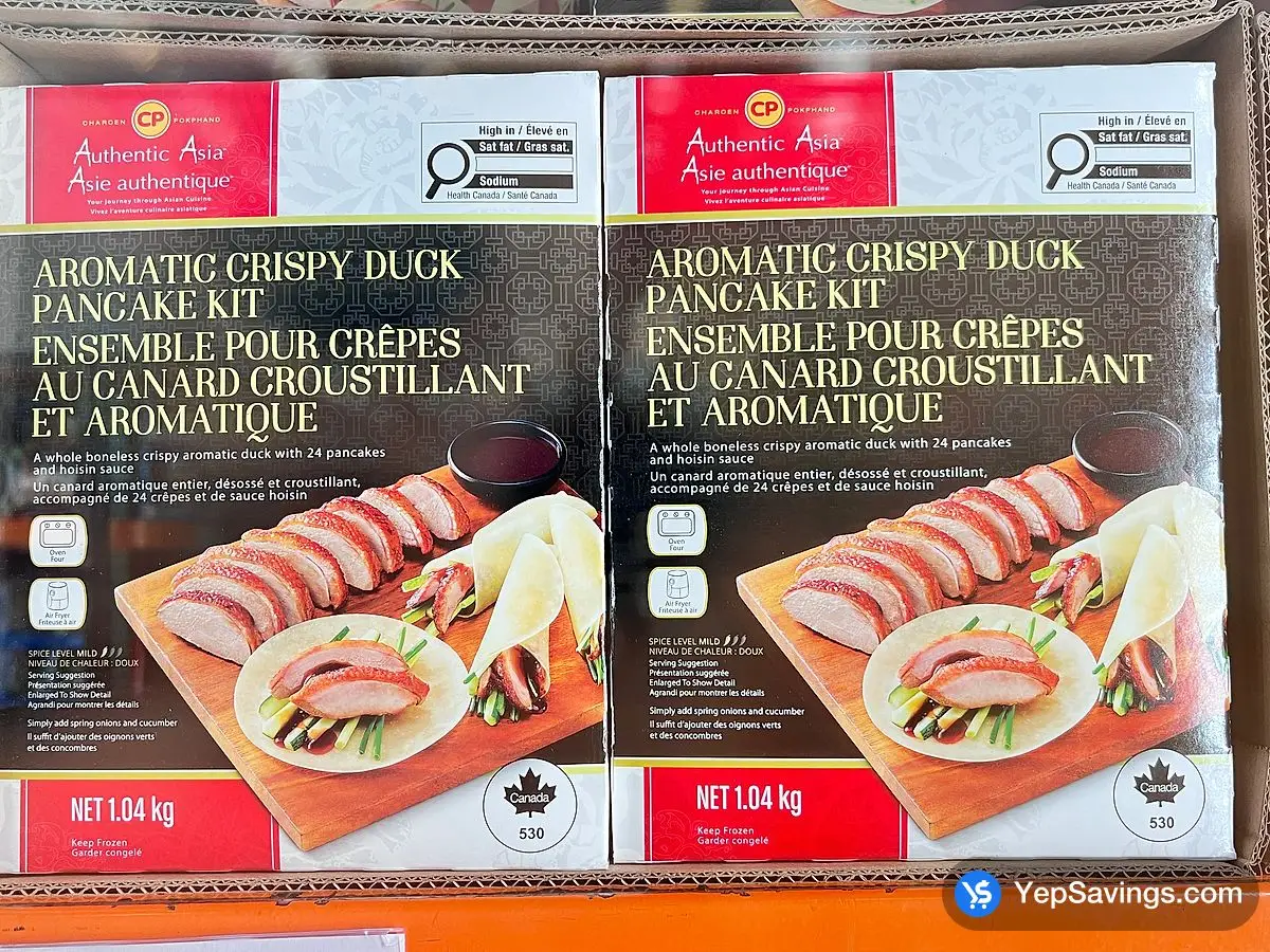 Costco CRISPY DUCK PANCAKE KIT W / SAUCE 1.04 kg - Canada (ITM 1874254)
