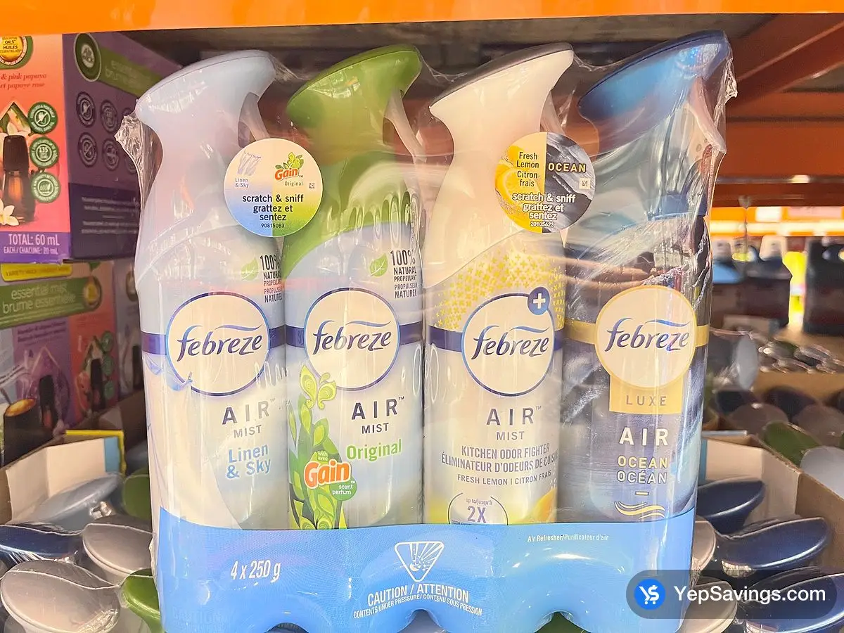 Costco FEBREZE AIR EFFECTS PACK OF 4 - Canada (ITM 8827196)