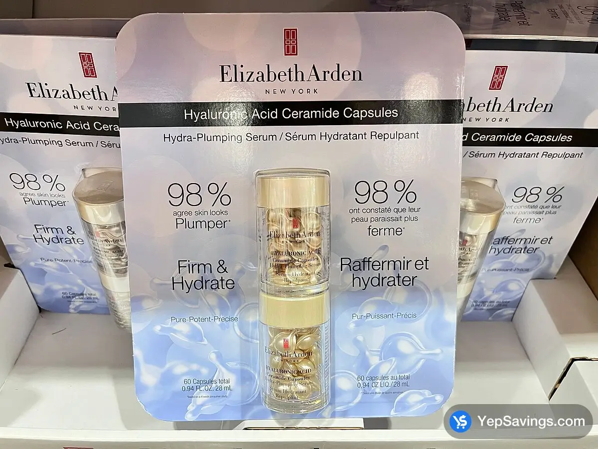 Costco ELIZABETH ARDEN HYALURONIC ACIDE 2 x 30 CAPSULES - Canada (ITM 1756693)