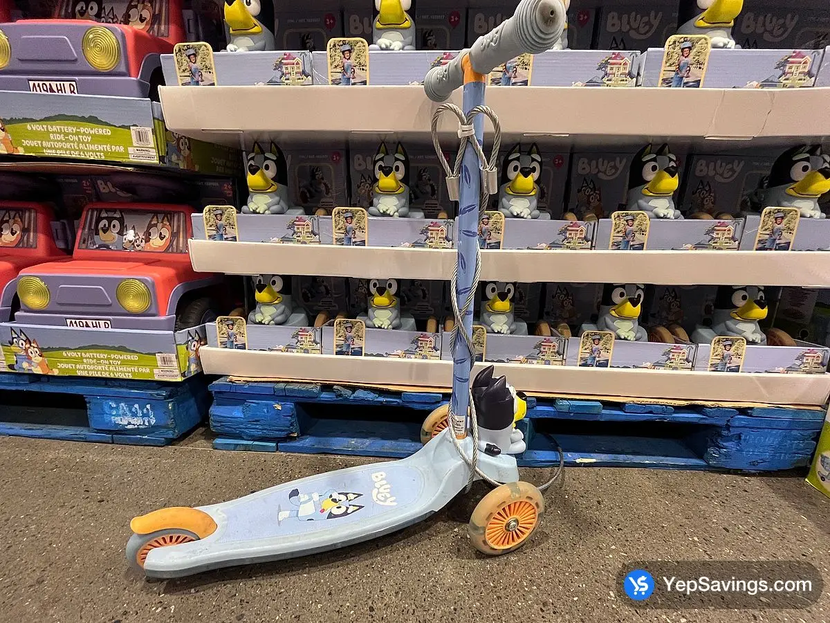 Costco BLUEY 3D LIGHTUP SCOOTER 3 WHEELS - Canada (ITM 1839817)