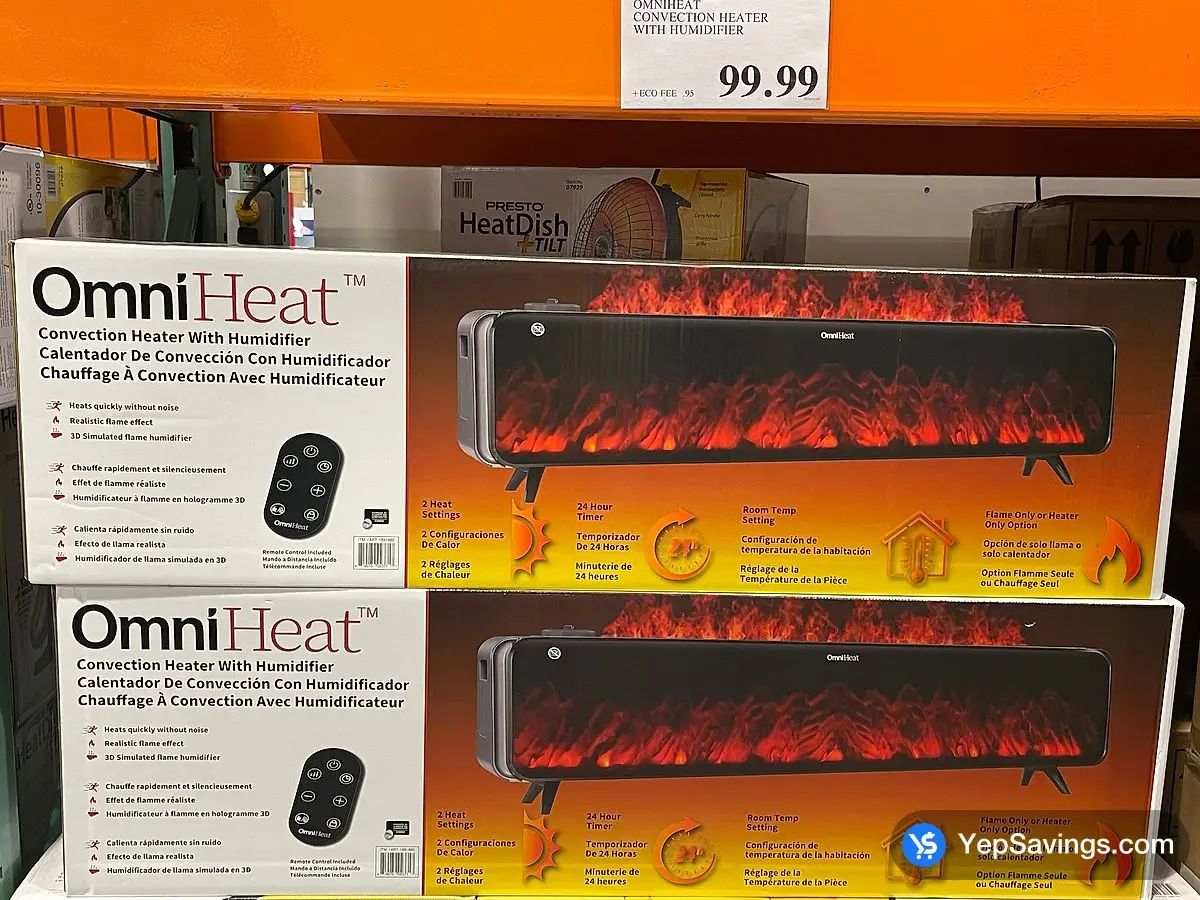 Costco OMNIHEAT CONVECTION HEATER WITH HUMIDIFIER - Canada (ITM 1891880)