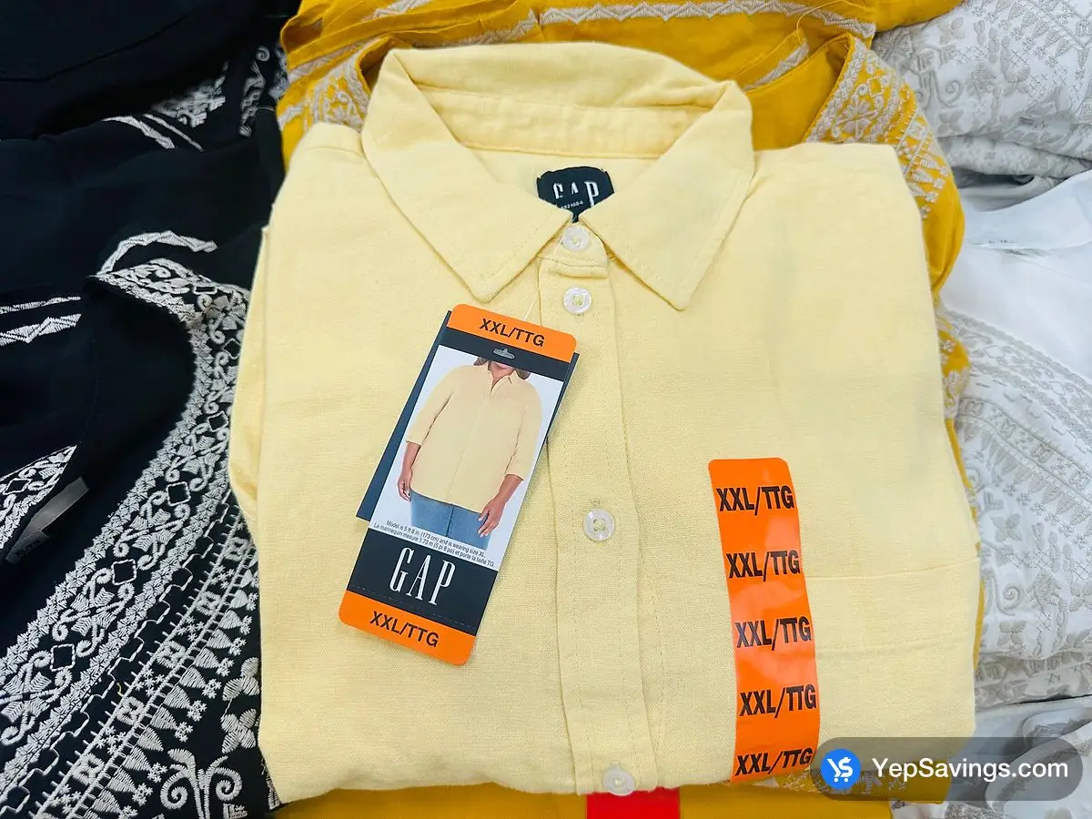 GAP LINEN BLEND SHIRT + LADIES SIZES S - XXL ITM 3921000 at Costco