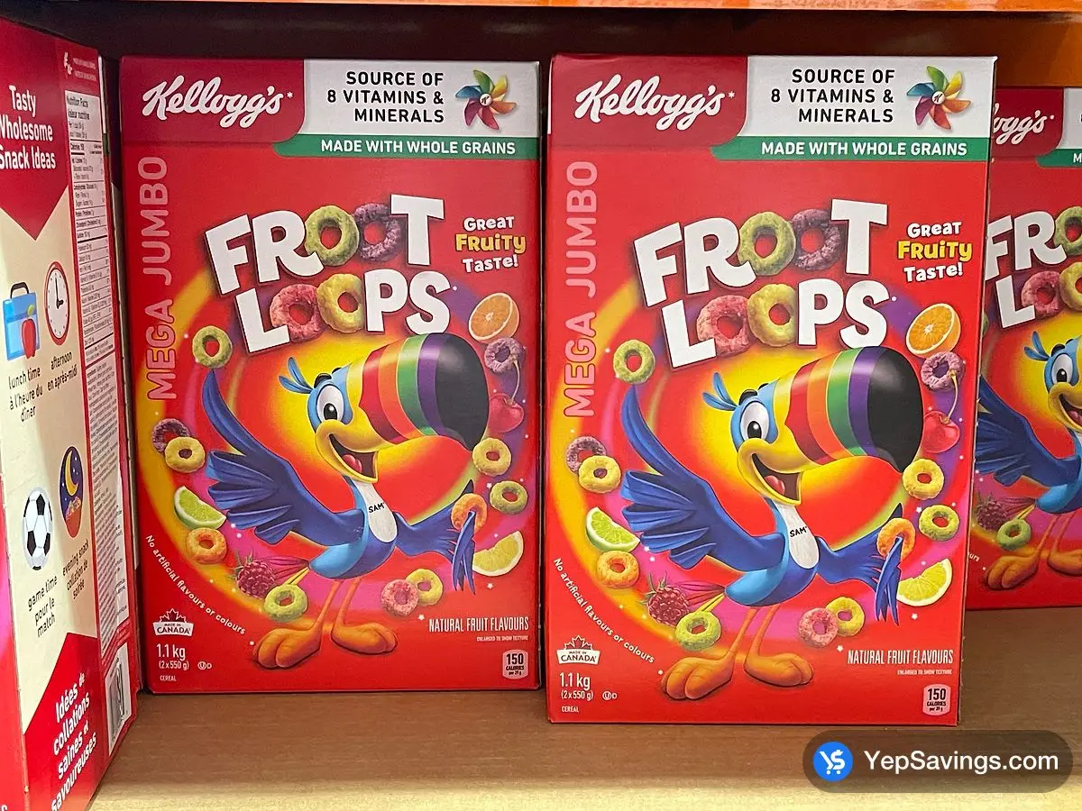 KELLOGGS FROOT LOOPS 1.1 kg ITM 822550 at Costco