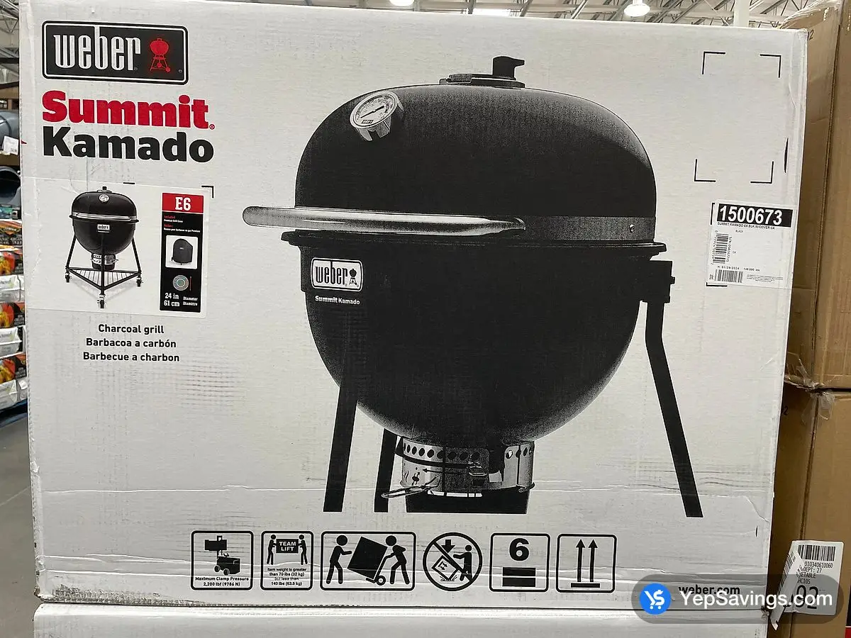 Costco WEBER 24 " SUMMIT KAMADO CHARCOAL GRILL - Canada (ITM 1781512)