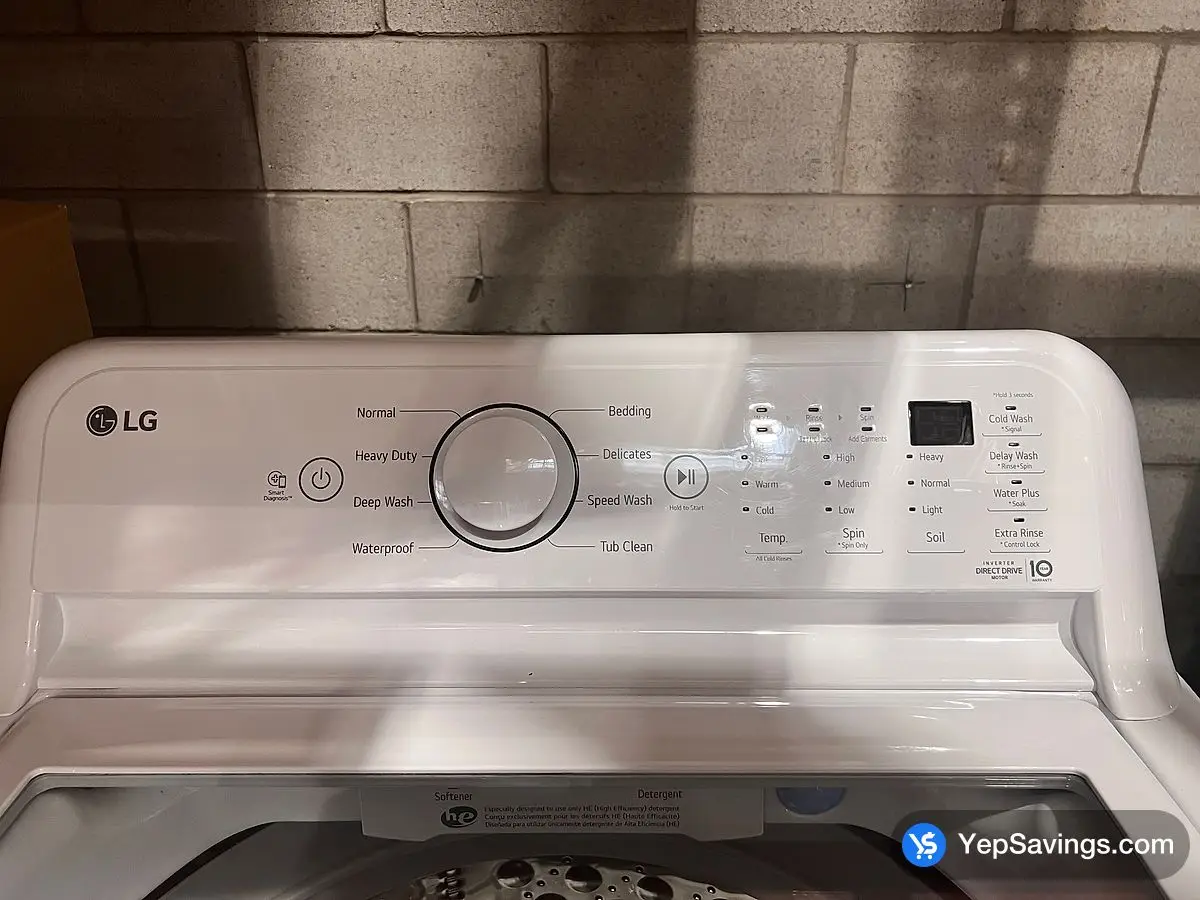 LG WHITE WASHER 5.2 CU.FT I.E.C. ITM 7451260 at Costco