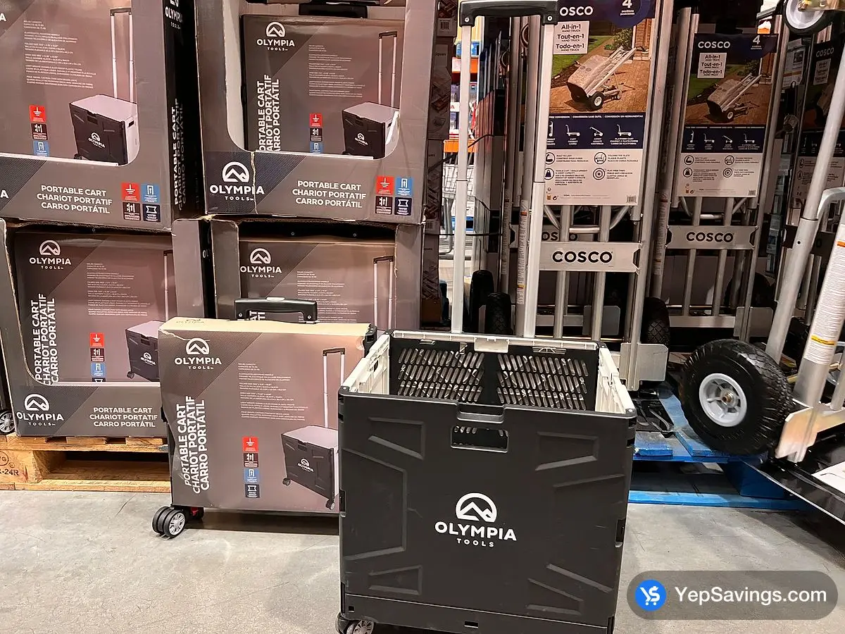 Costco OLYMPIA TOOLS FOLDING TOOL CART 165 LBS CAPACITY - Canada (ITM 8512544)