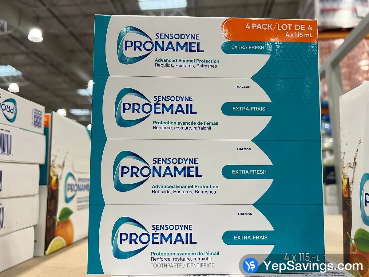 SENSODYNE PRONAMEL TOOTHPASTE 4 x 115 mL ITM 592654 at Costco