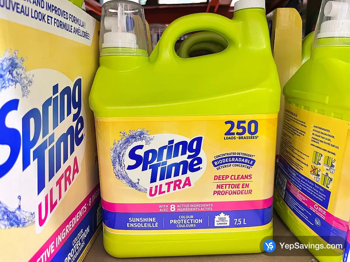 Costco SPRING TIME ULTRA 250 WASHLOADS - Canada (ITM 1834832)