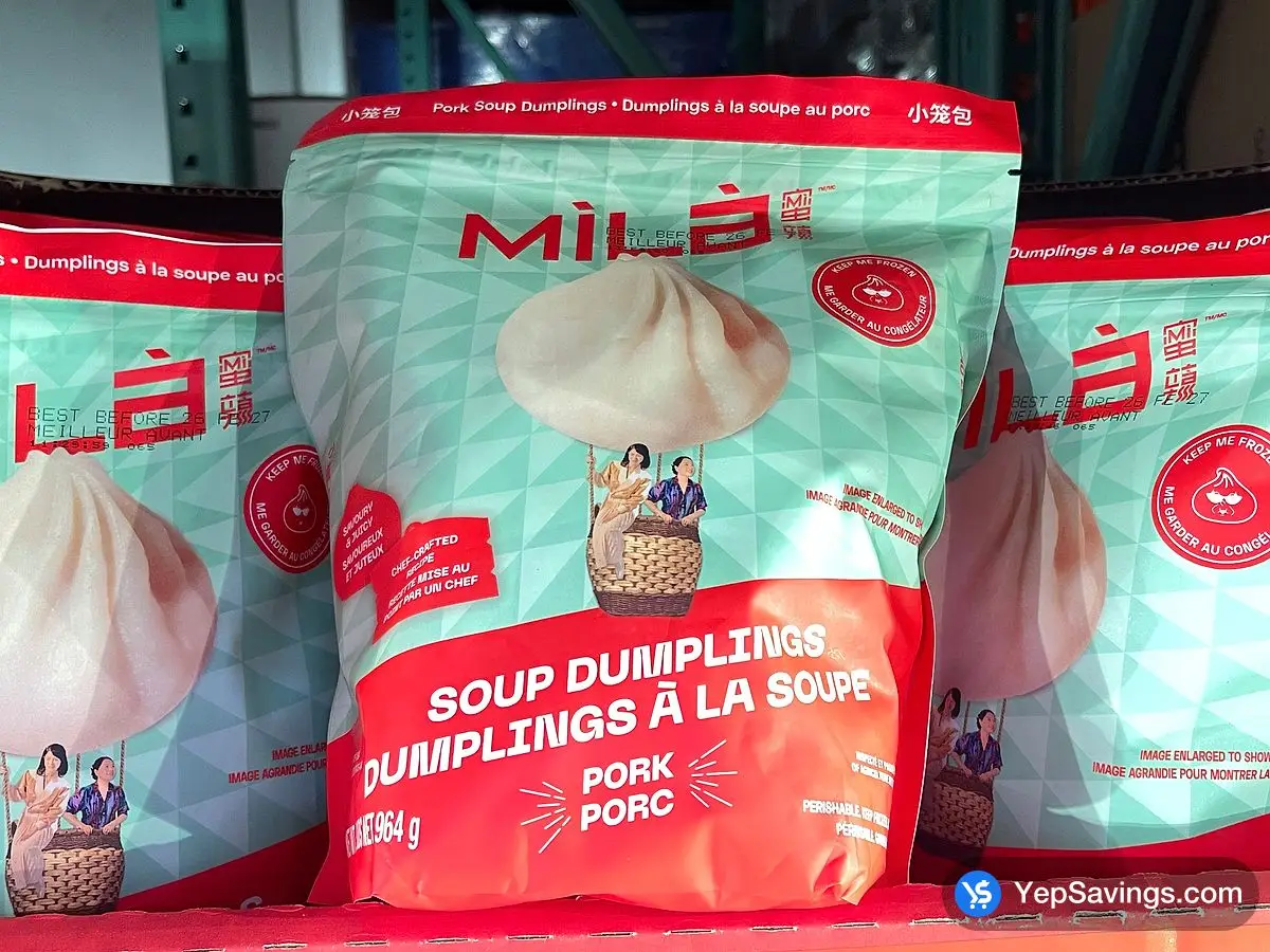 Costco MILA PORK SOUP DUMPLINGS 964 g - Canada (ITM 1903952)