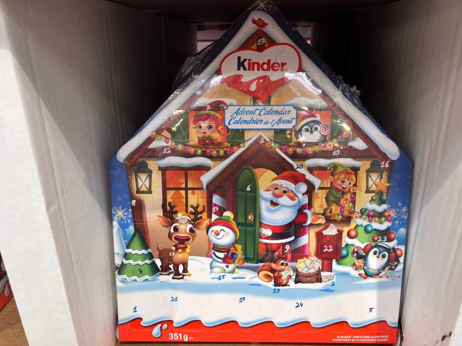 Costco KINDER ADVENT CALENDAR 351 g - Canada (ITM 406614)