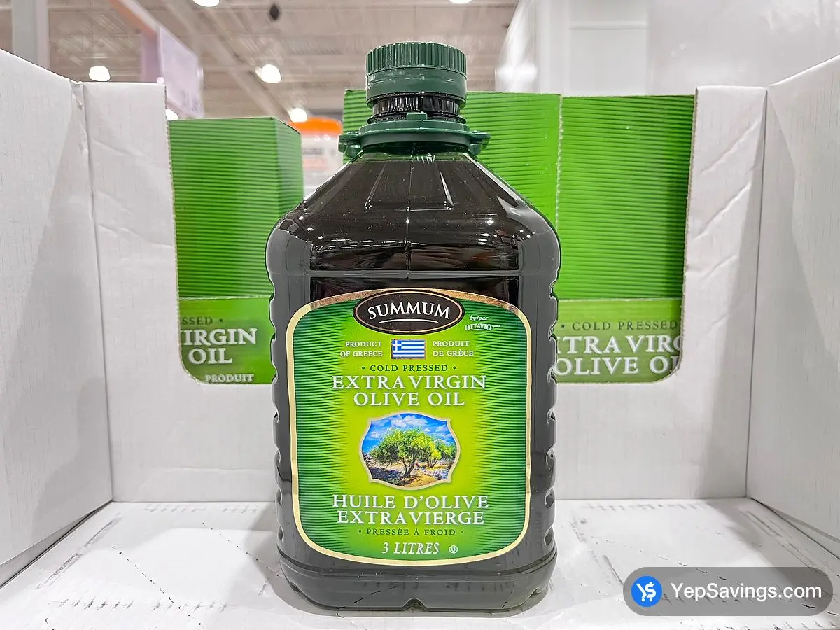 Costco SUMMUM EXTRA VIRGIN OLIVE OIL 3 L - Canada (ITM 1231460)