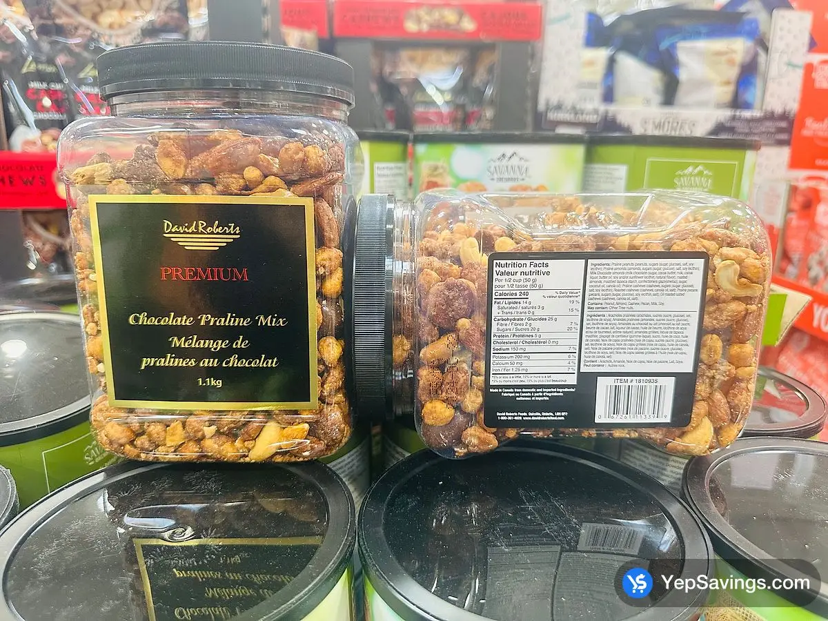 Costco DAVID ROBERTS DELUXE MIXED NUTS 1.3 kg - Canada (ITM 1810935)