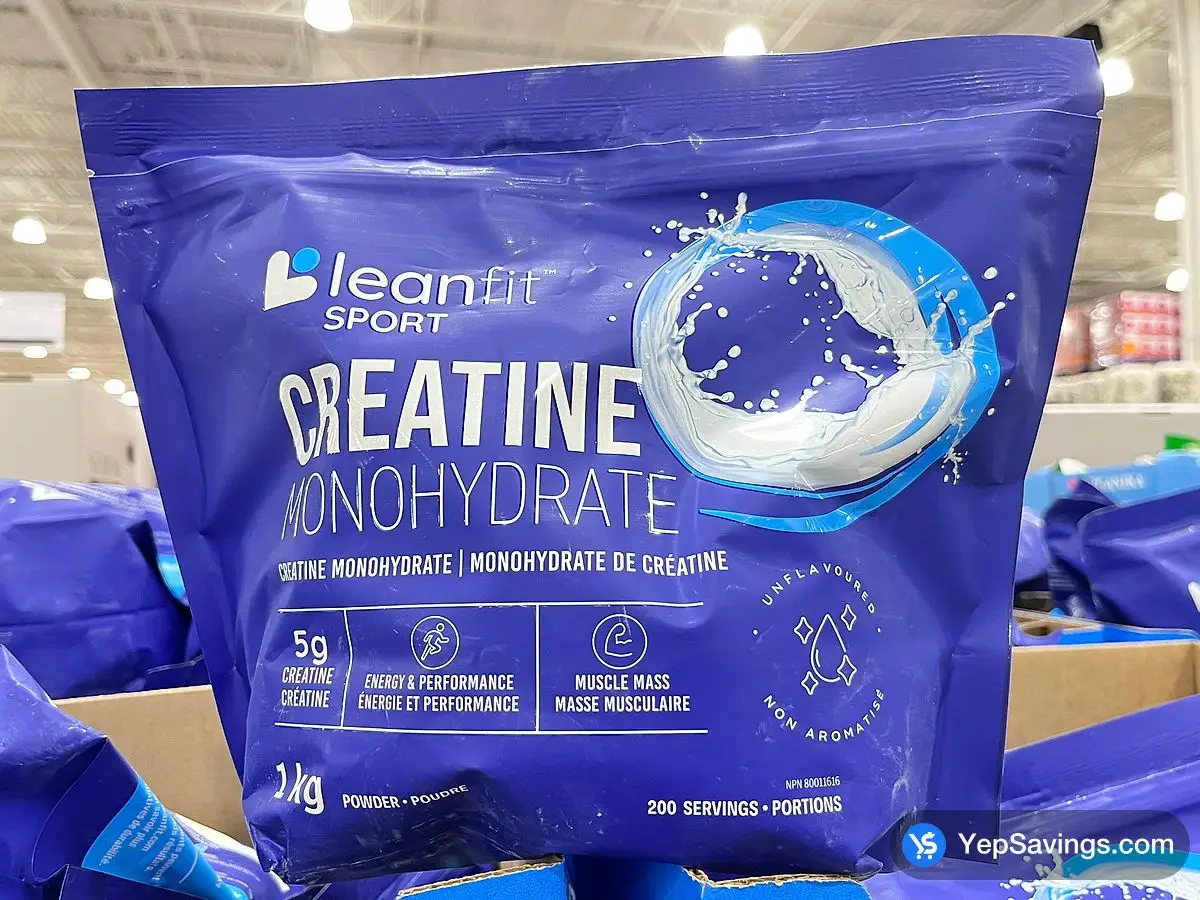 Costco LEANFIT SPORT CREATINE MONOHYDRATE 1kg - Canada (ITM 1832385)