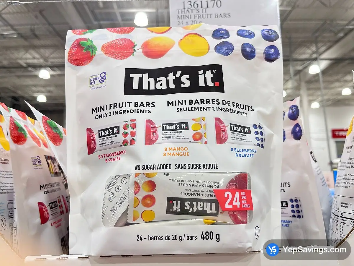 THAT'S IT MINI FRUIT BARS 24 X 20g ITM 1361170 at Costco