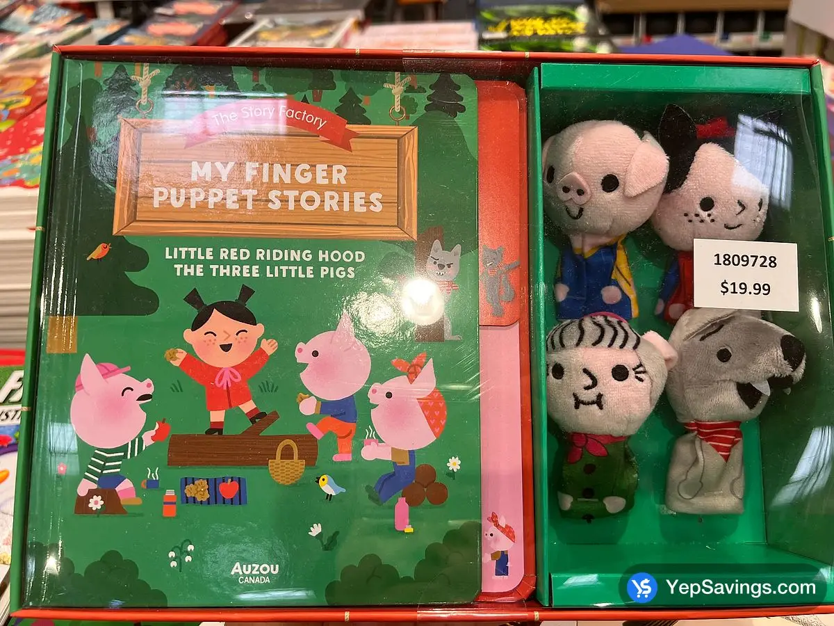 Costco MY FINGER PUPPET STORIES LITTLE RED RIDING HOOD THE THREE LITTLE PIGS - Canada (ITM 1809728)