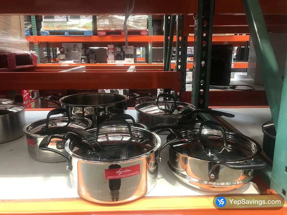 Costco LAGOSTINA ELITE CLAD COOKWARE SET 11 PIECES - Canada (ITM 1801956)