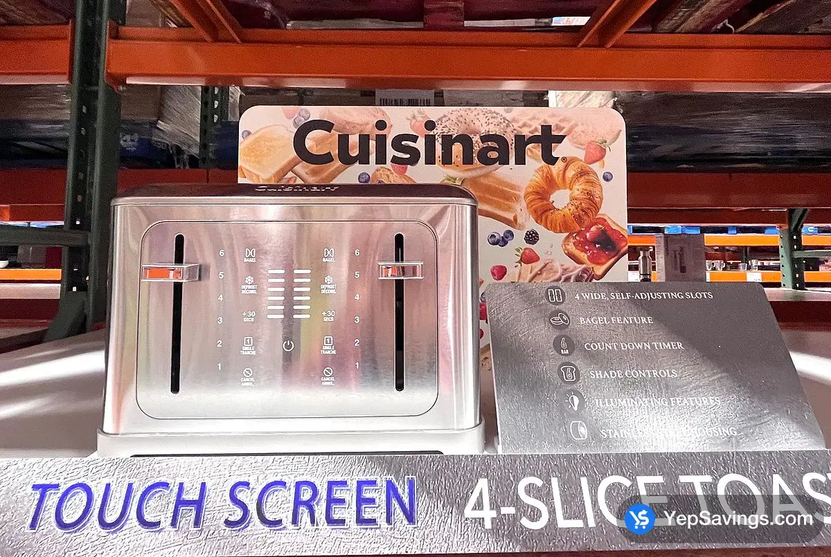Costco CUISINART TOUCHSCREEN TOASTER 4 SLICE - Canada (ITM 2691346)