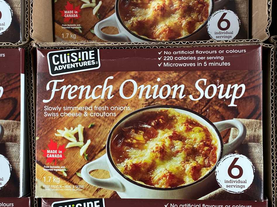 CUISINE ADVENTURES FRENCH ONION SOUP 6 x 285 g ITM 301883 at Costco