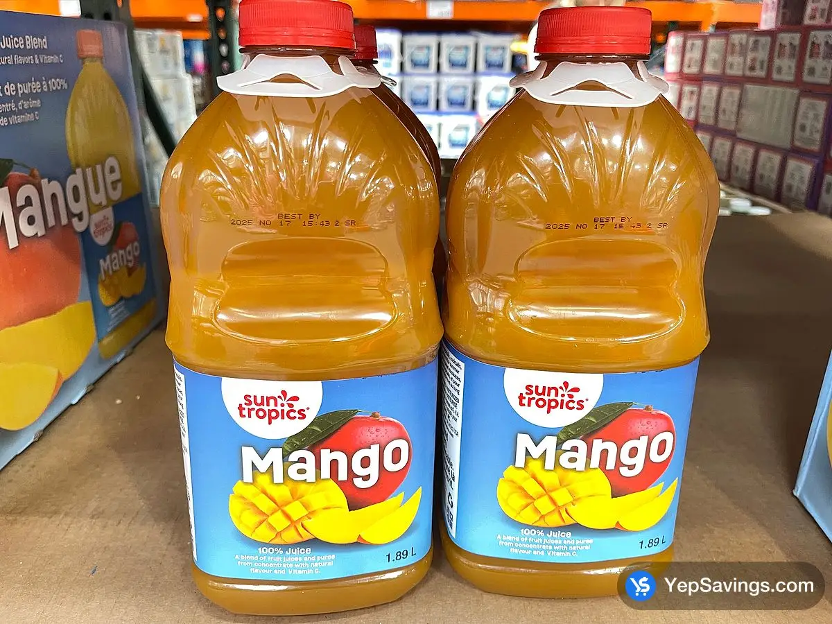 Costco SUM TROPIC MANGO JUICE 2 × 1.89L - Canada (ITM 829222)
