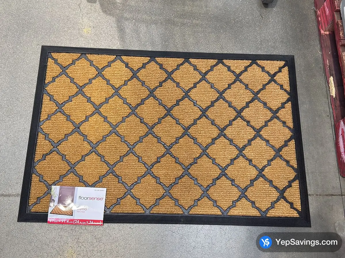 Costco FLOORSENSE SIENA SYNTHETIC COIR MAT 24 " X 36 " - Canada (ITM 186995)