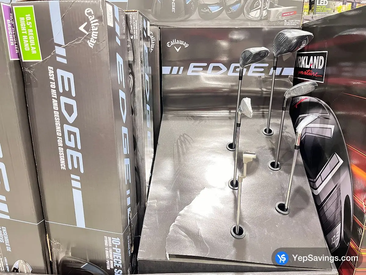 Costco CALLAWAY EDGE GOLF CLUB SET +10 PIECES - Canada (ITM 1757622)