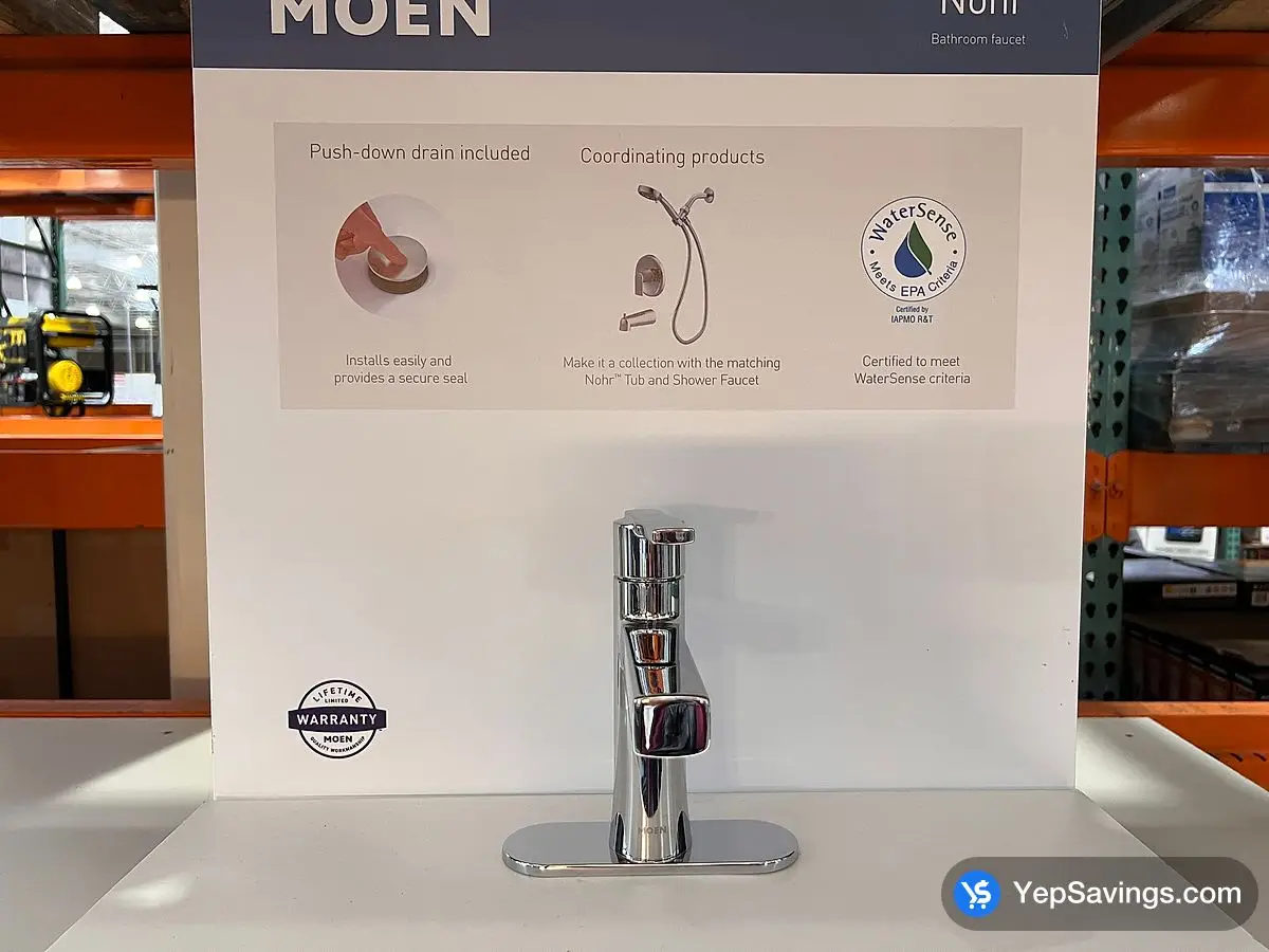 Costco MOEN LAVATORY FAUCET NOHR - Canada (ITM 1734236)