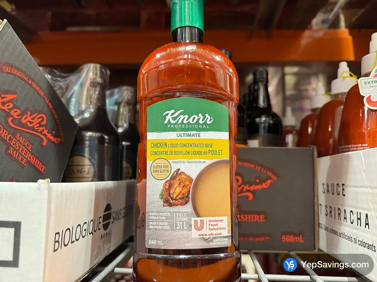 Costco KNORR LIQUID CHICKEN BASE 946 mL - Canada (ITM 1088339)