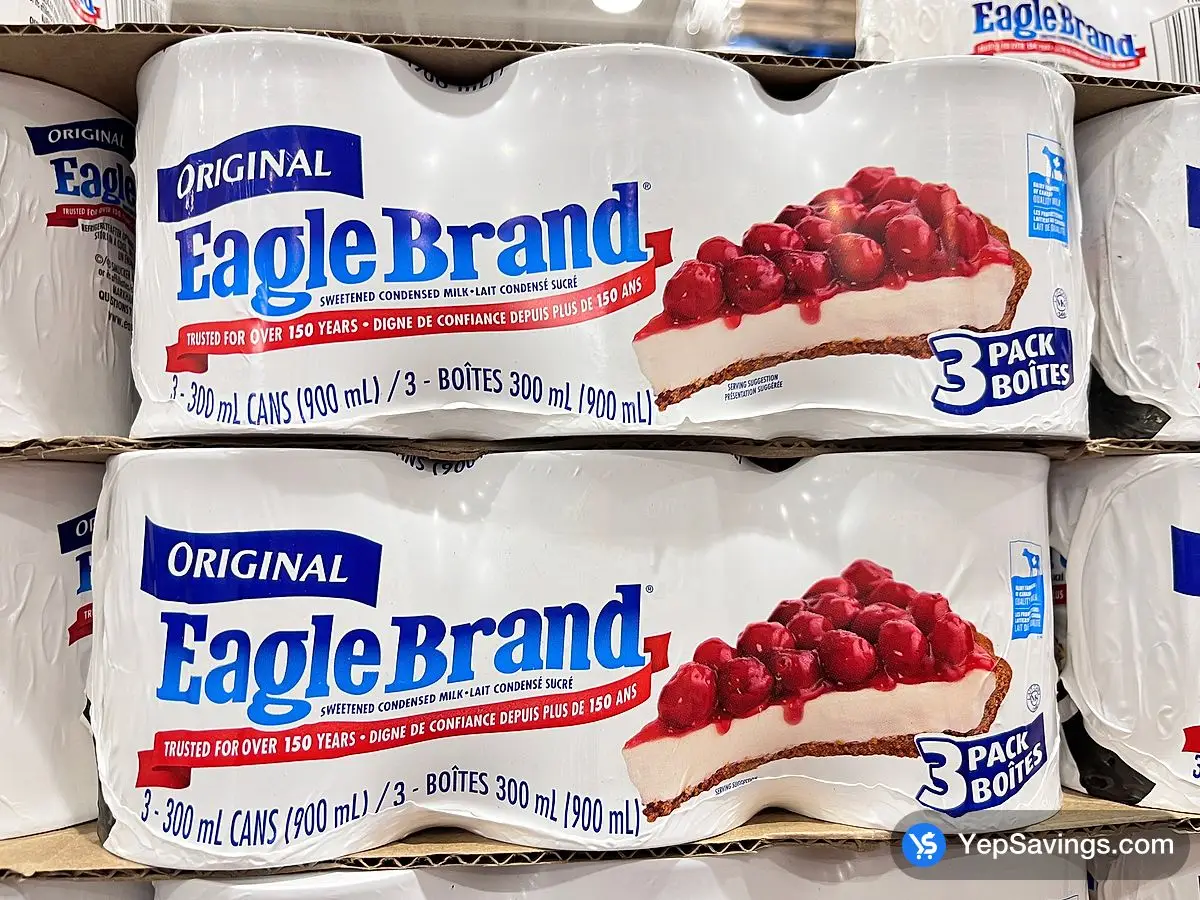 Costco EAGLE BRAND CONDENSED MILK 3 x 300 mL - Canada (ITM 1338)