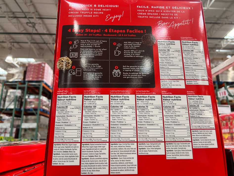 Costco OLIVER & TAYLOR CHOCOLATE TRUFFLE KIT 840 g - Canada (ITM 1743988)