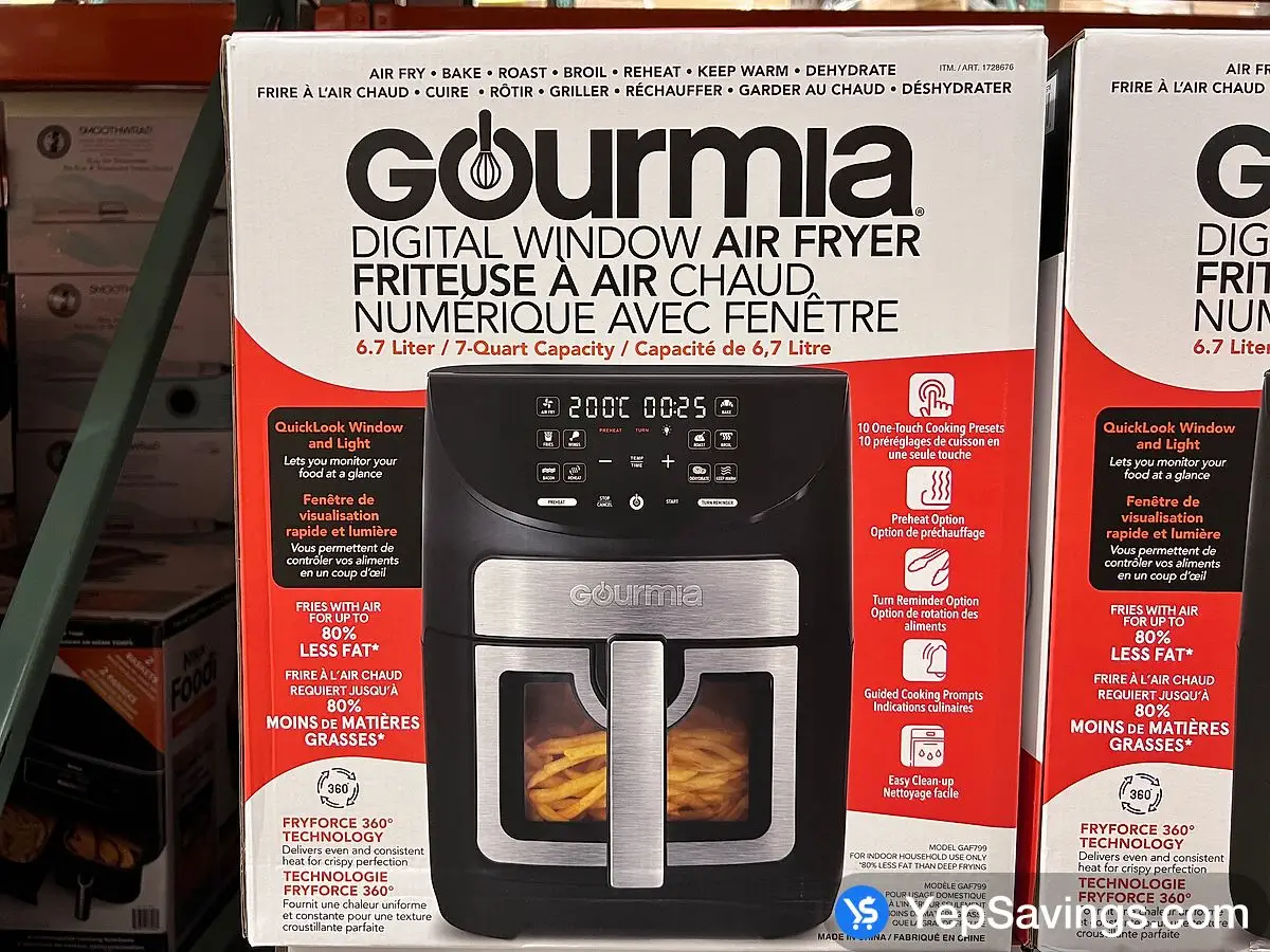 GOURMIA AIR FRYER 6.7 L ITM 1728676 at Costco