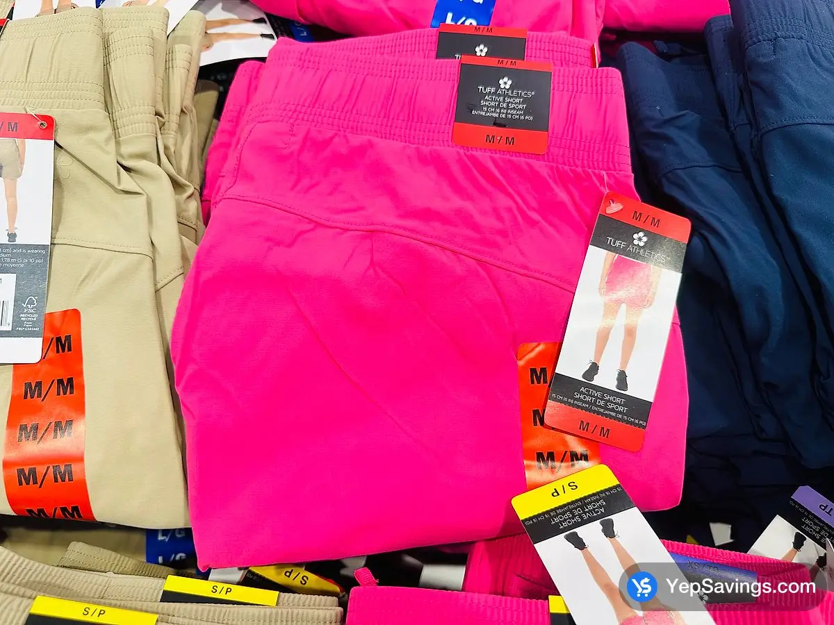 Costco TUFF ATHLETICS WOVEN SHORT + LADIES SIZES XS - XXL - Canada (ITM 5549100)