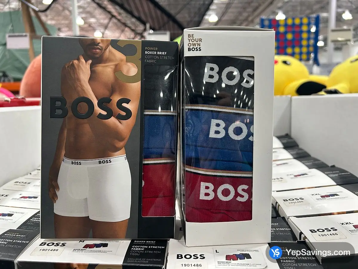 Costco HUGO BOSS BOXER BRIEFS 3PK MENS SIZES S-XXL - Canada (ITM 1901486)