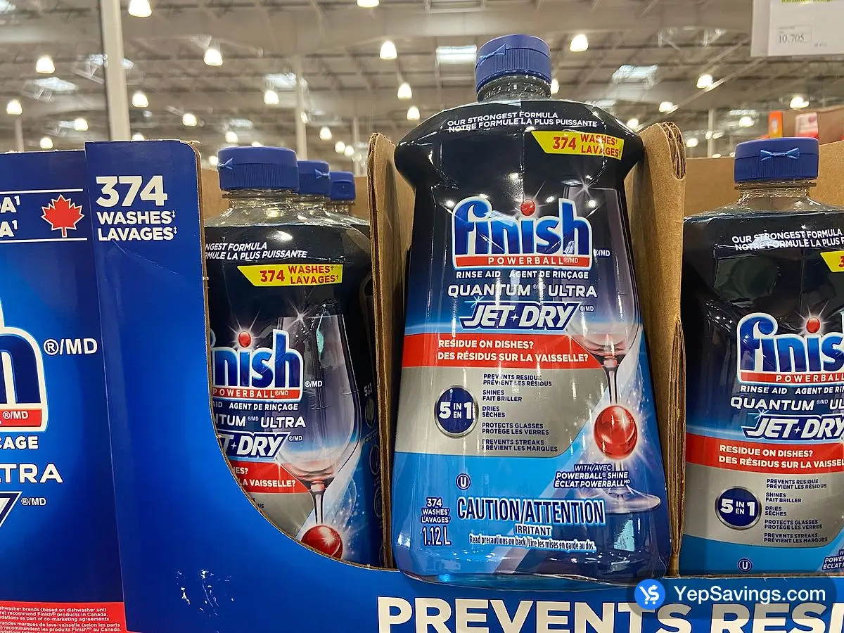 Costco FINISH JET DRY RINSE AGENT 1.12 L - Canada (ITM 2964545)