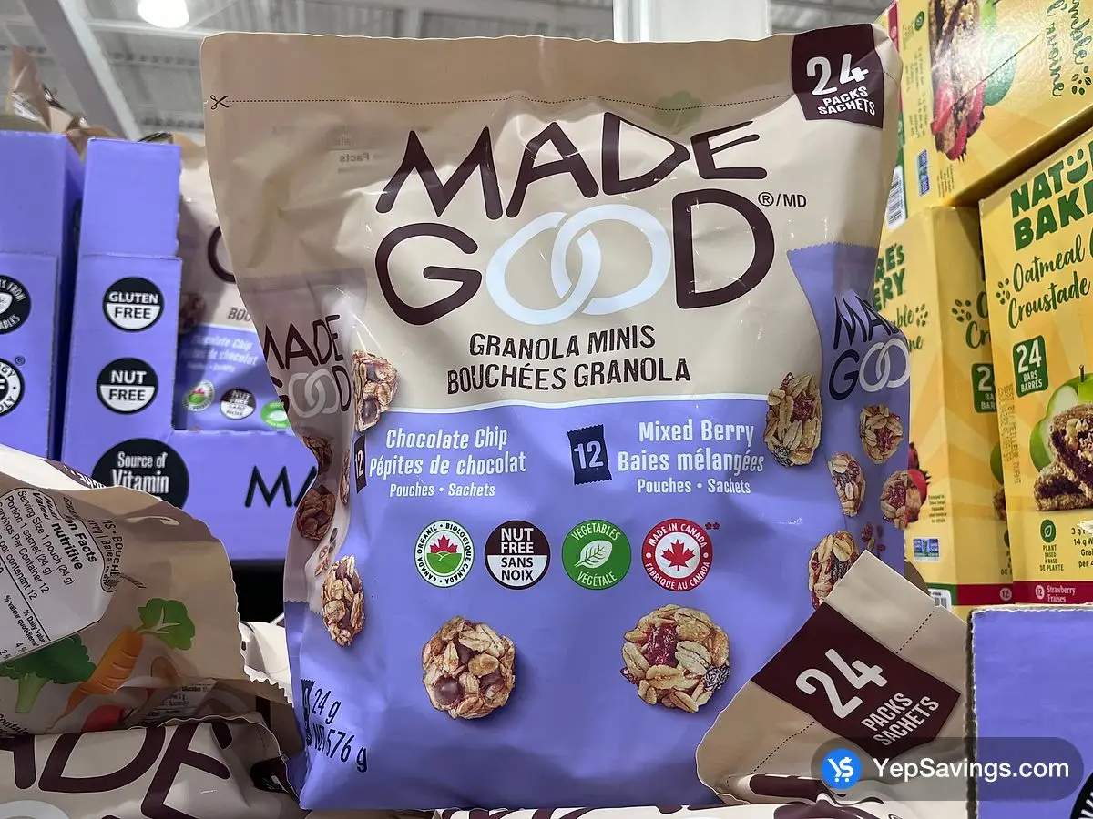 MADE GOOD GRANOLA MINIS 24 x 24 g ITM 2154720 at Costco