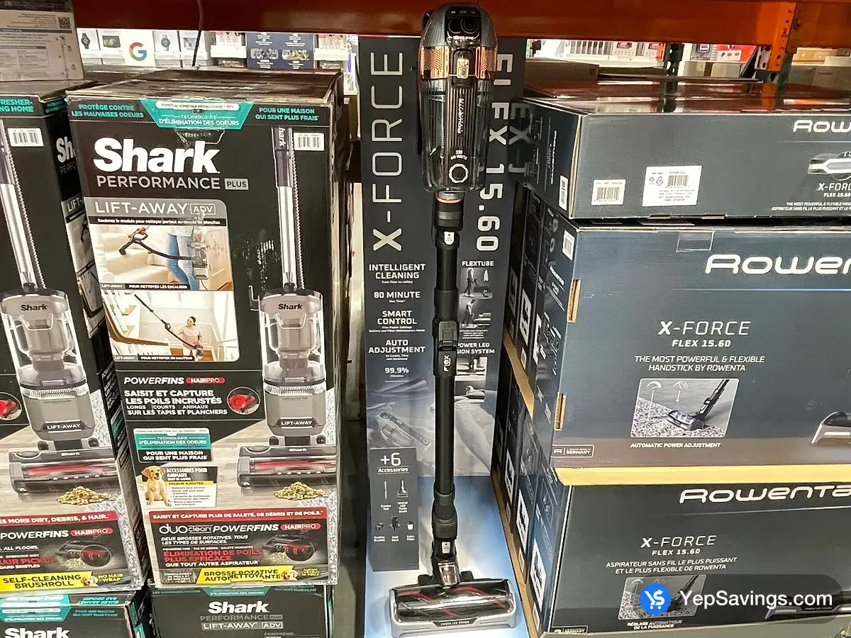 Costco ROWENTA X - FORCE FLEX 15.60 CORDLESS VACUUM - Canada (ITM 1995792)
