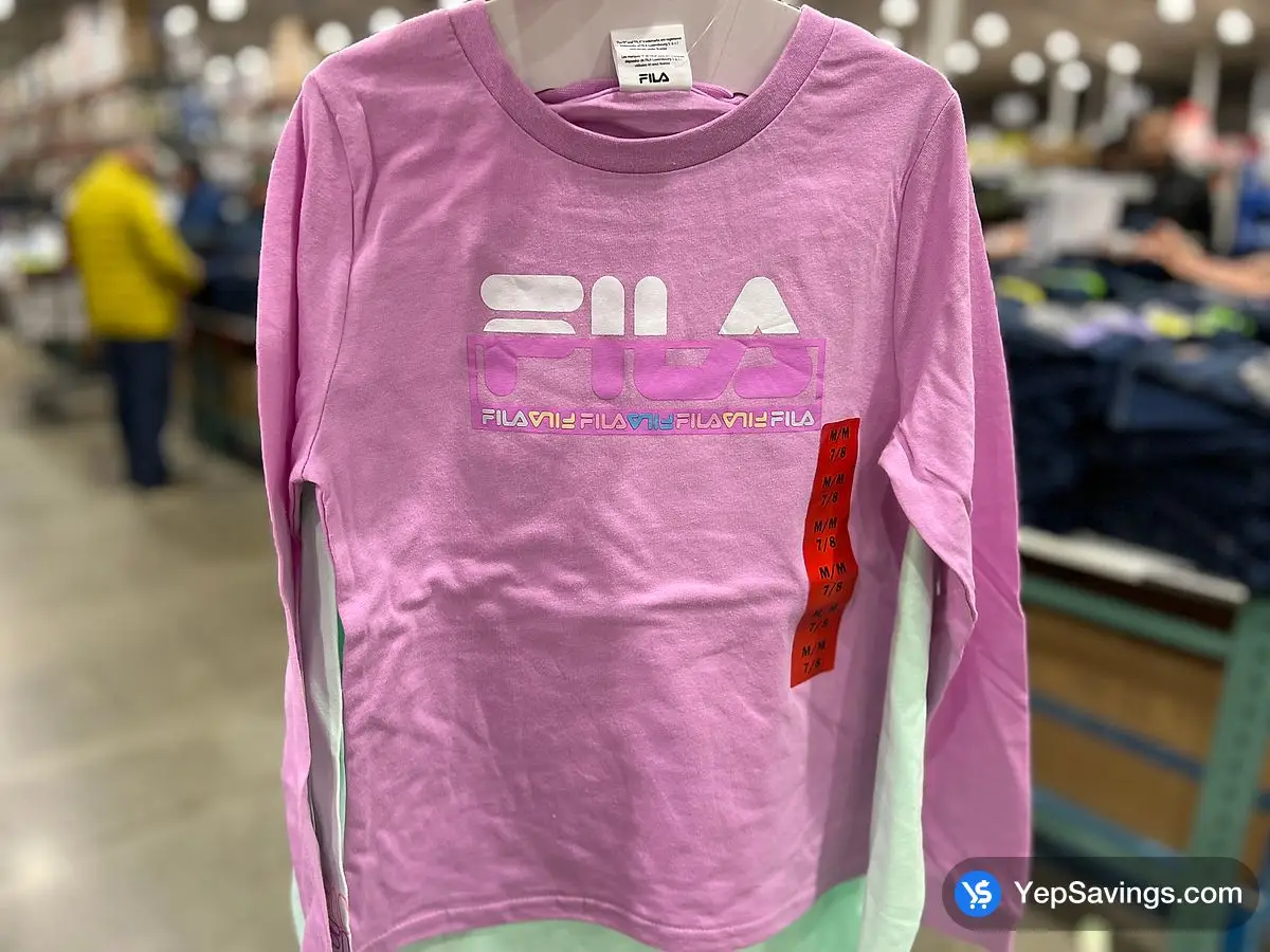 Costco FILA L/S T-SHIRT 2PK GIRLS SIZES S-XL - Canada (ITM 1632390)