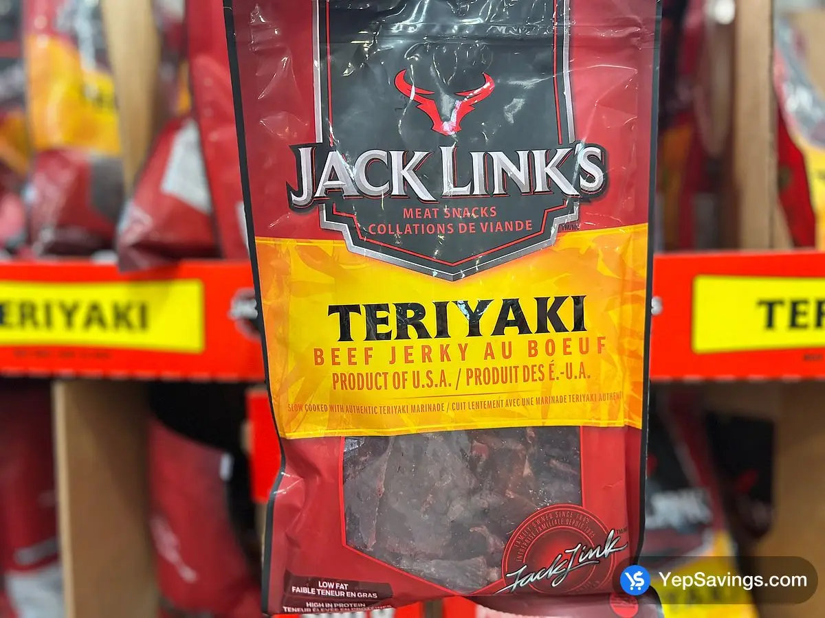 Costco JACK LINKS TERIYAKI BEEF JERKY 300g - Canada (ITM 1256995)