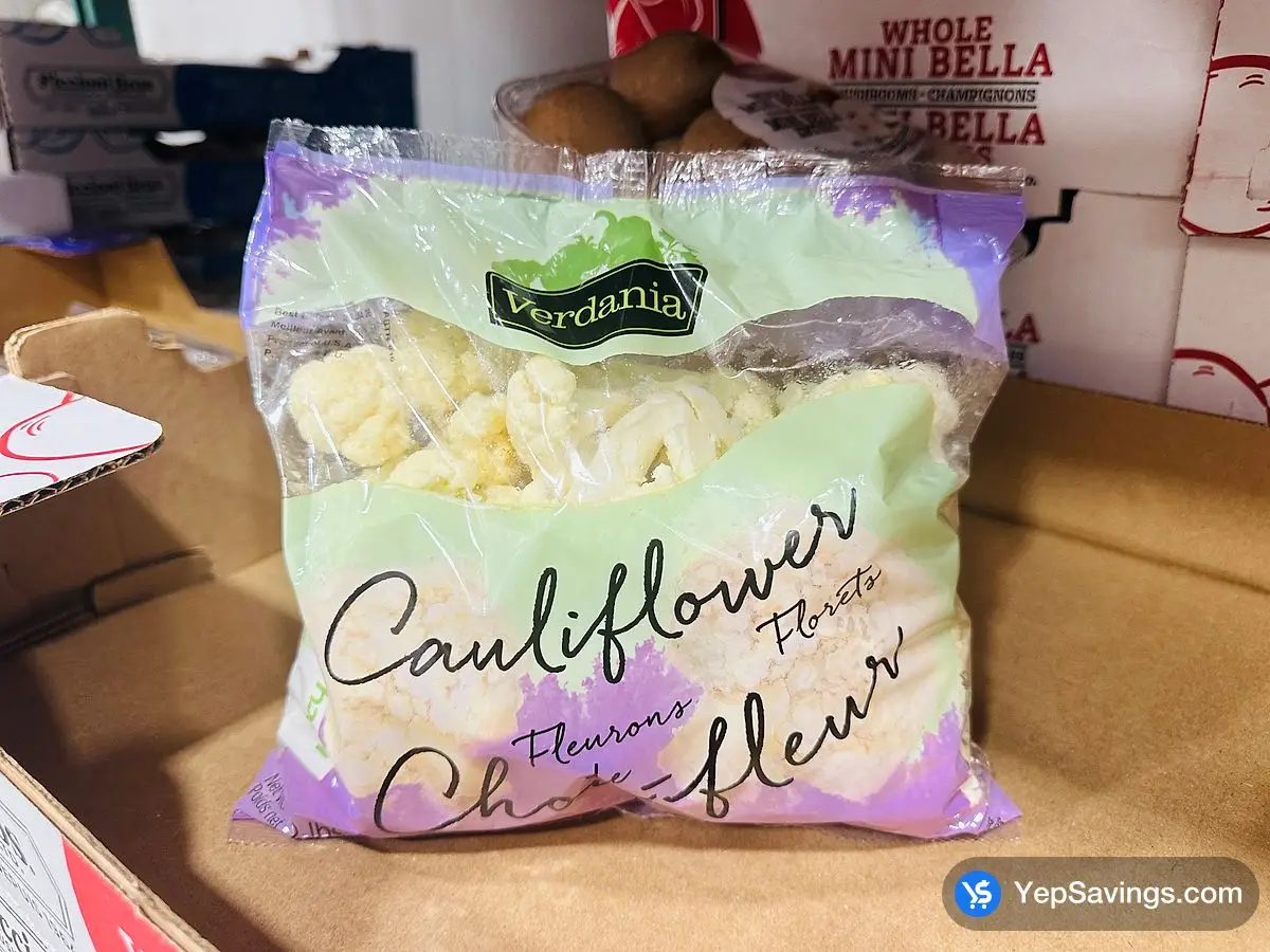 Costco CAULIFLOWER FLORETS PRODUCT OF USA OR MEXICO - Canada (ITM 760770)