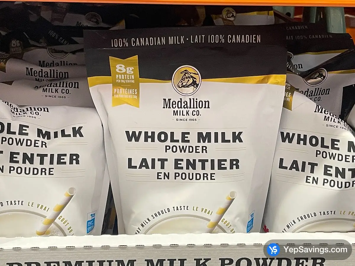 Costco MEDALLION MILK WHOLE MILK POWDER 1 Kg - Canada (ITM 1538292)