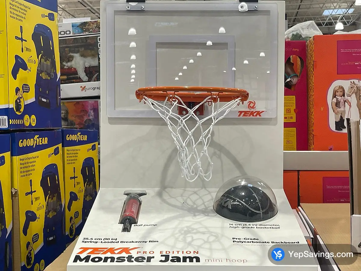 Costco TEKK MINI BASKETBALL HOOP MONSTER JAM - Canada (ITM 419990)