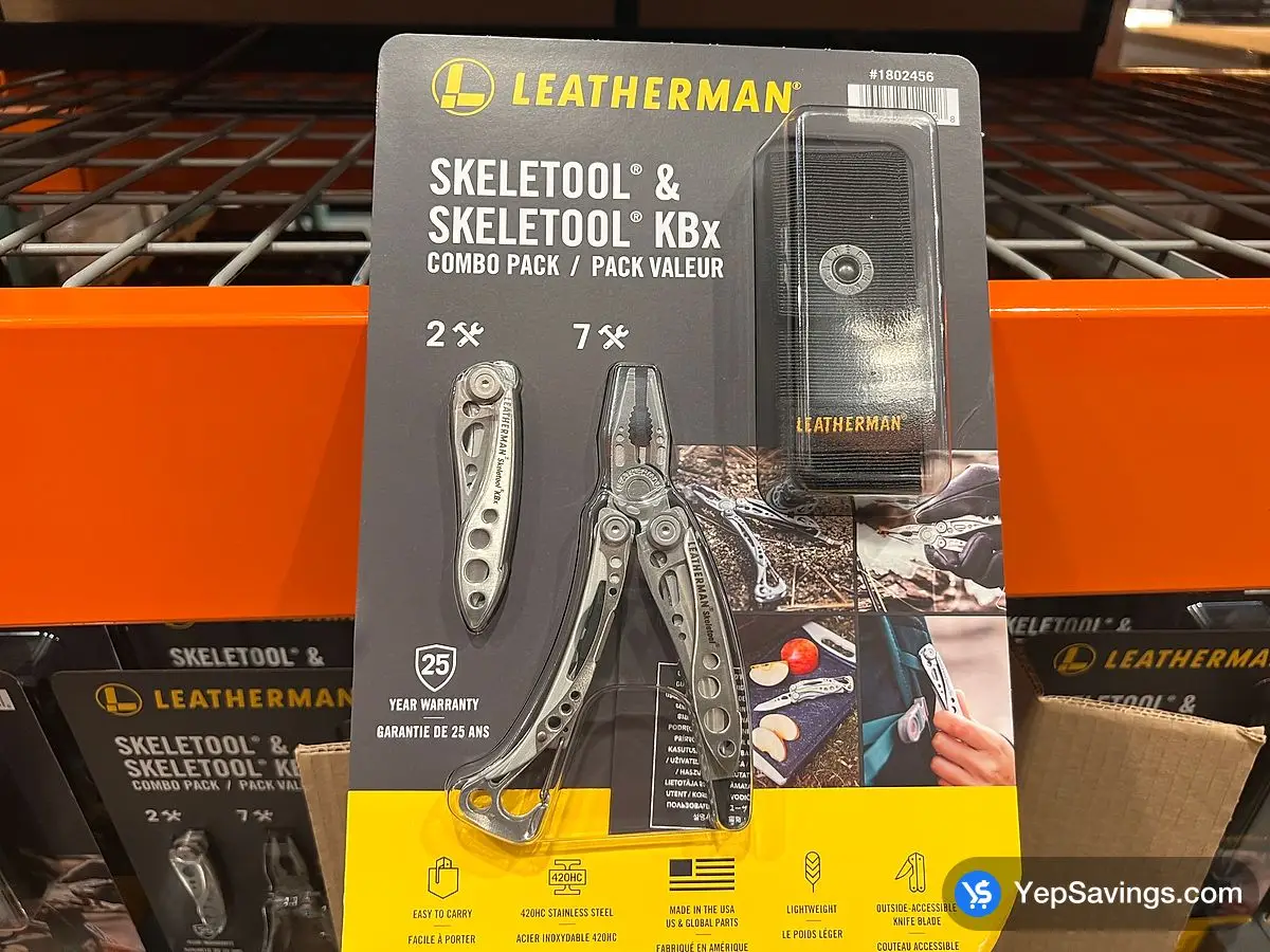 Costco LEATHERMAN MULTITOOL WITH KNIFE STAINLESS STEEL - Canada (ITM 1802456)
