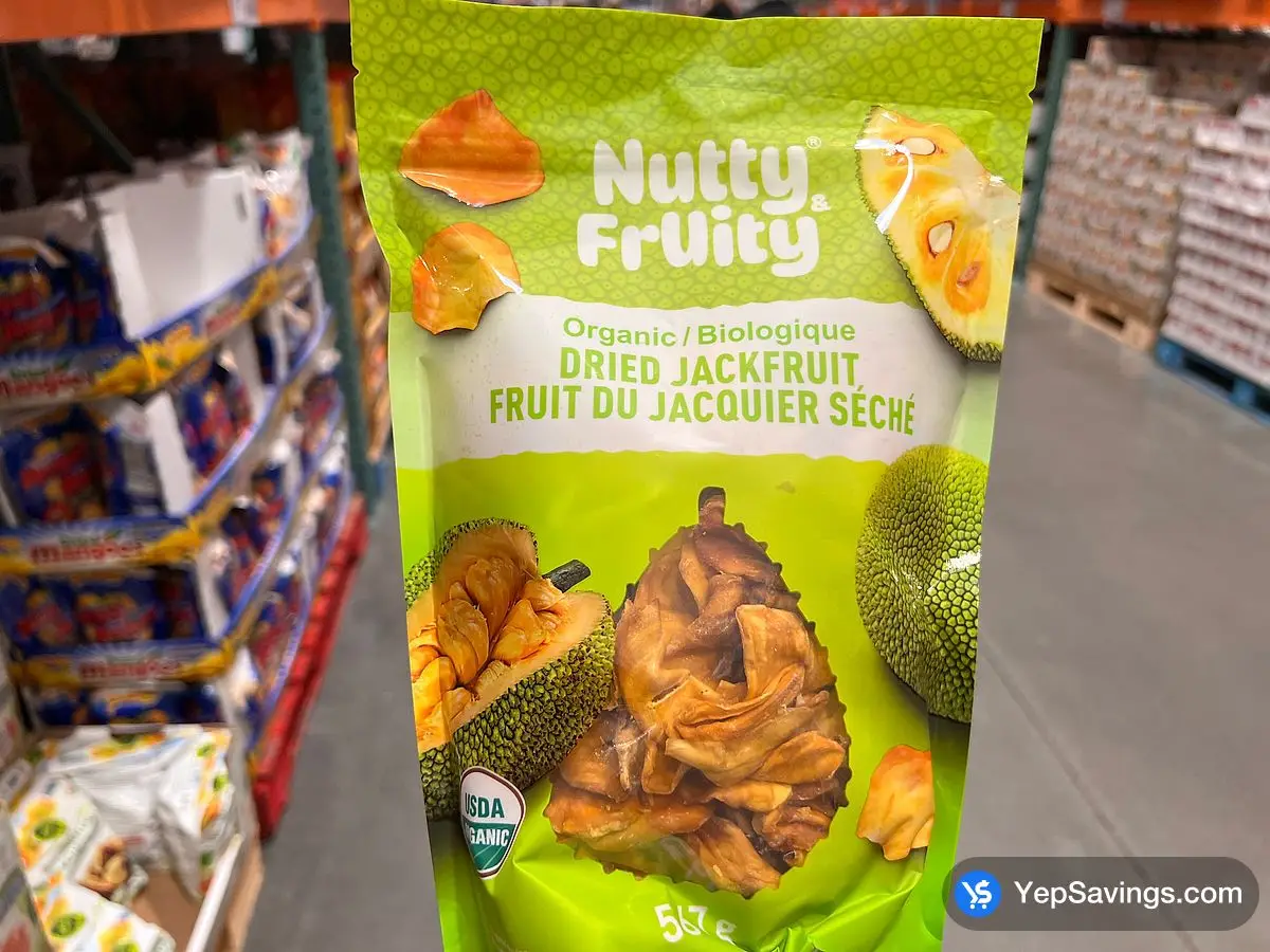 Costco NUTTY & FRUITY JACKFRUIT 567 g - Canada (ITM 1304267)